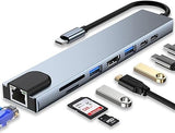Type-C To HDTV 8 in 1
