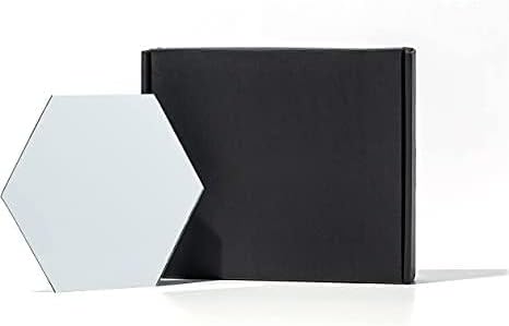 Hexagon Mirror Wall Sticker Set 12pcs