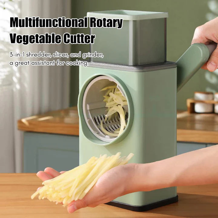Multifunctional Rotary Vegetable Cutter 3 In 1 Shredder