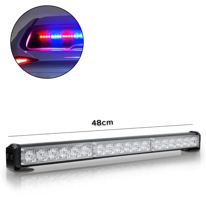 Car Police Led Bar Light Blue,Red Wireless Traffic Advisor Emergency Lights Bar