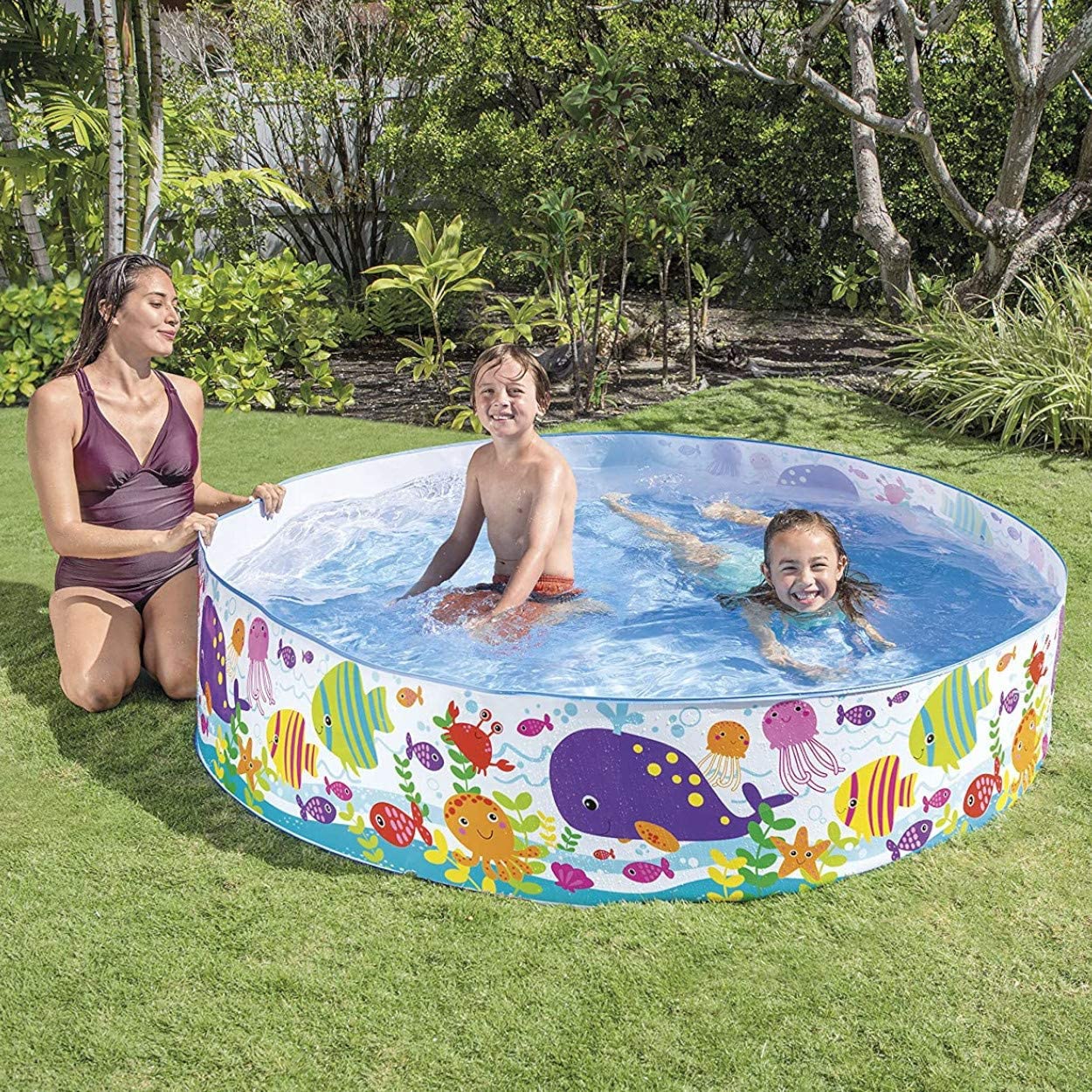 INTEX Ocean Play Snap Set Pool (183cm* 38cm)/( 6' x 1'3")
