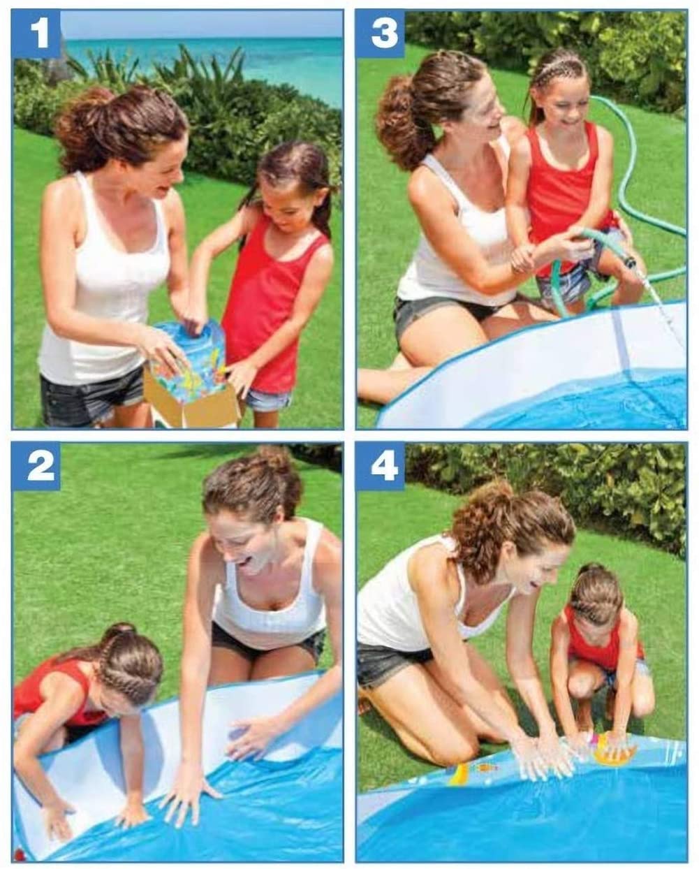 INTEX Ocean Play Snap Set Pool (183cm* 38cm)/( 6' x 1'3")