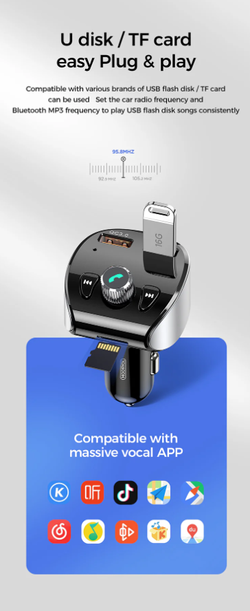 Wireless MP3 Player For Car JRCL02