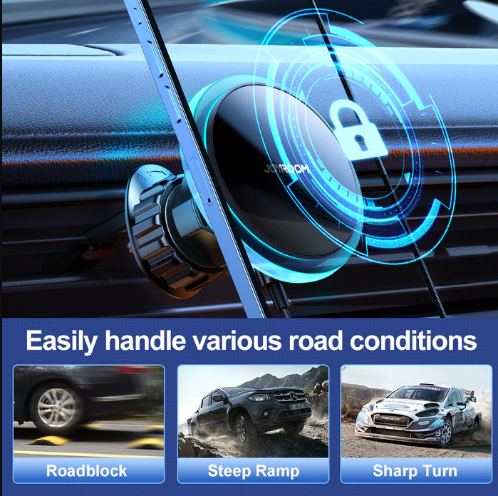 Magnetic Wireless Car Charger Holder Black (Air Vent) JR-ZS291