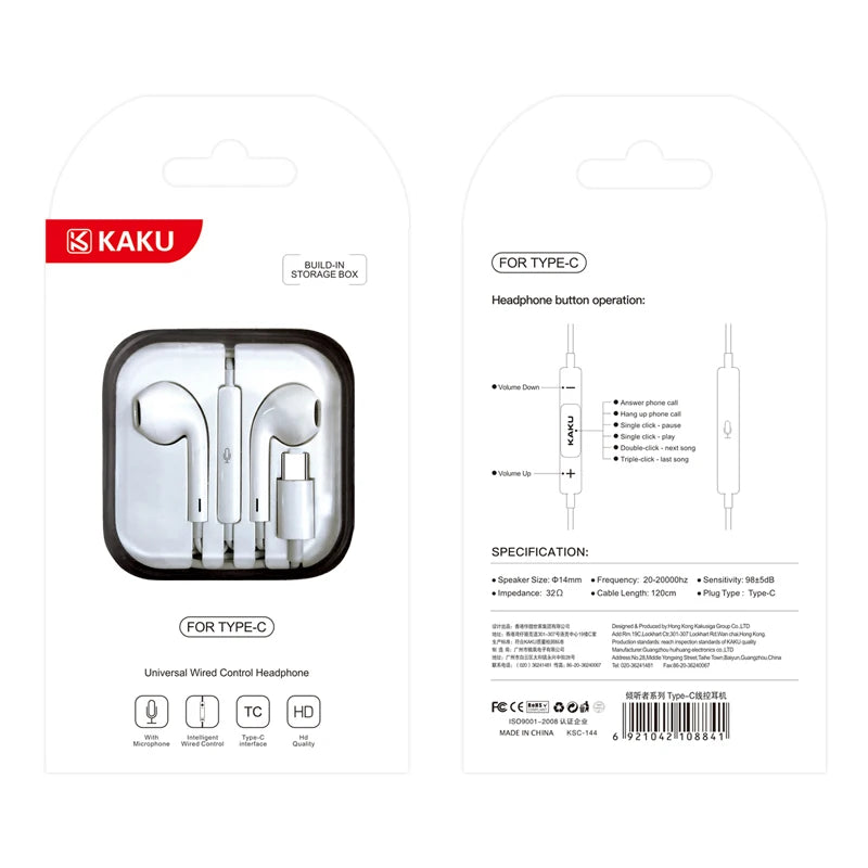 Earphones Kakusiga KSC-144