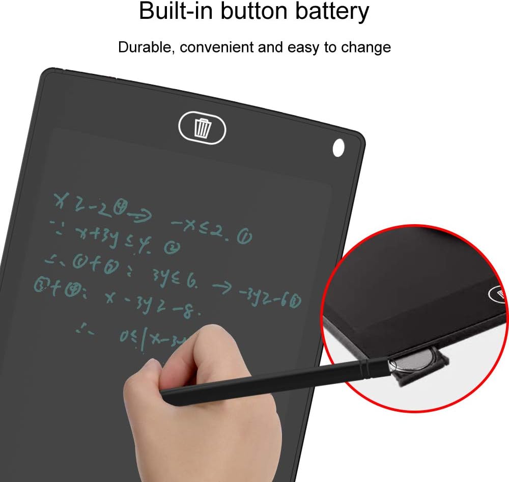 LCD Writing Tablet, 8.5 Inch/10 Inch/12 Inch Electronic Writing Board with Memory Lock Button, Environment Friendly Drawing Pad