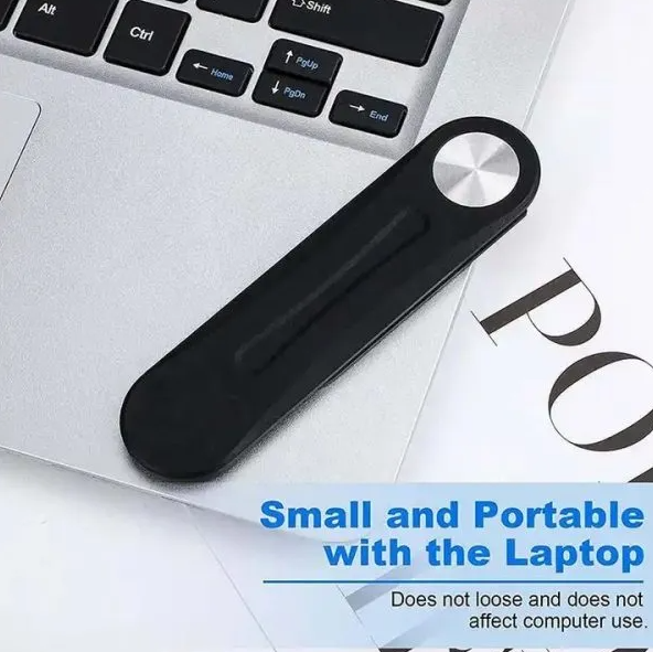 Laptop Extension Phone Bracket Laptop Phone Holder Adjustable Laptop Side Mount Clip Slim Portable Foldable Mobile Phone Holders