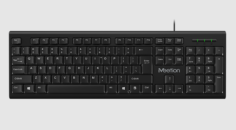 Keyboard USB Wire Meetion K100