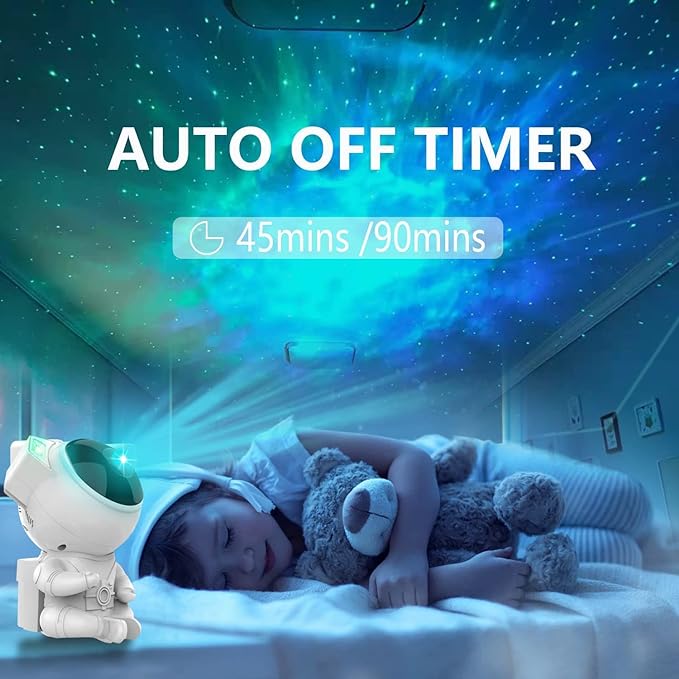 Mini Star Projector Astronaut Lamp, Galaxy Night Light Starry Nebula Cosmo Astro Projector.