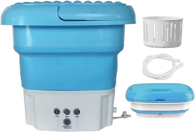 Folding Portable Washing Machine With Bucket Dryer