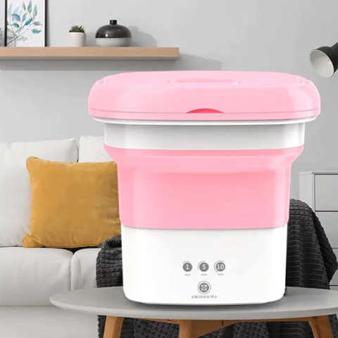 Folding Portable Washing Machine With Bucket Dryer