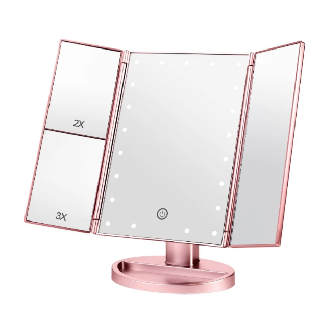 Magnifying Lighted Makeup Mirror