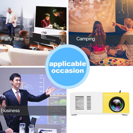 Mini LED Projector Multimedia Home Theater