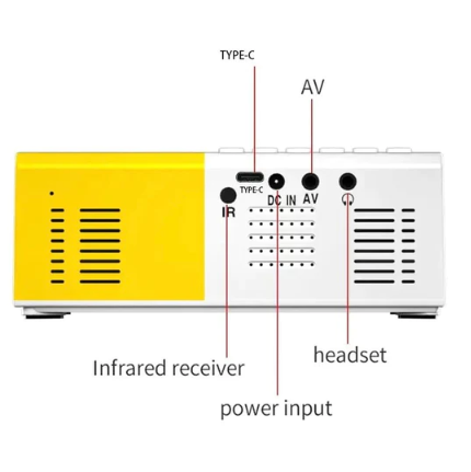 Mini LED Projector Multimedia Home Theater
