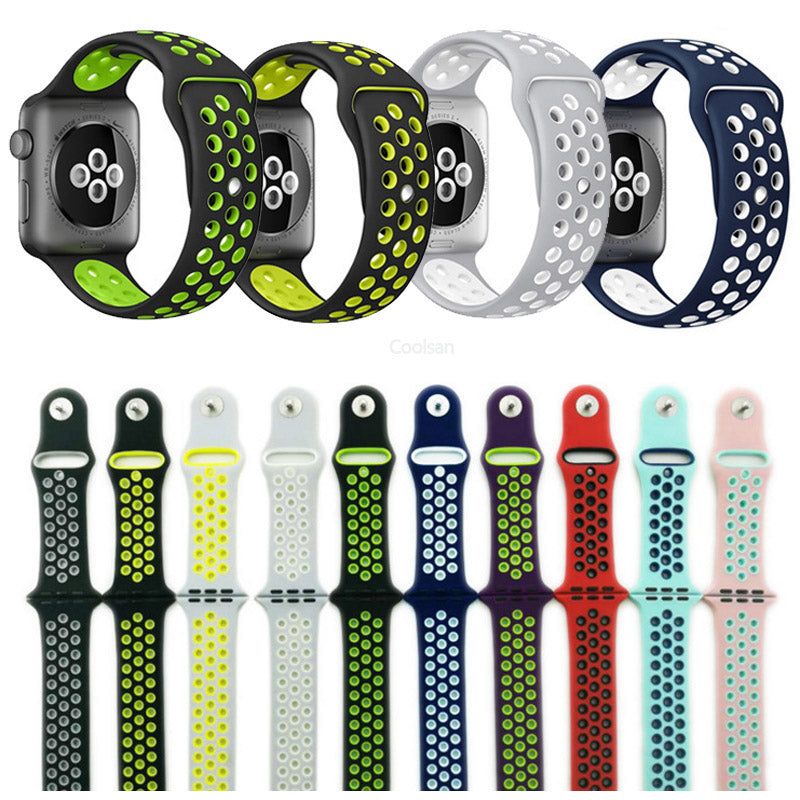 Apple Watch Silicone sport band Breathable 38-40-42-44-45-49mm