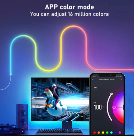 RGB Neon rope strip lights RGBIC +16 Million color