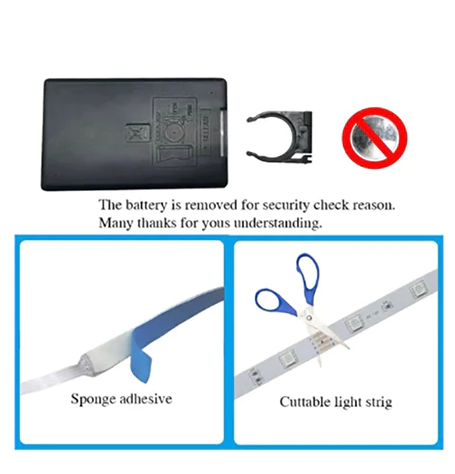 RGB Remote Control LED Strip Light- Multi Colors Changing, Waterproof 5-Meter RGB