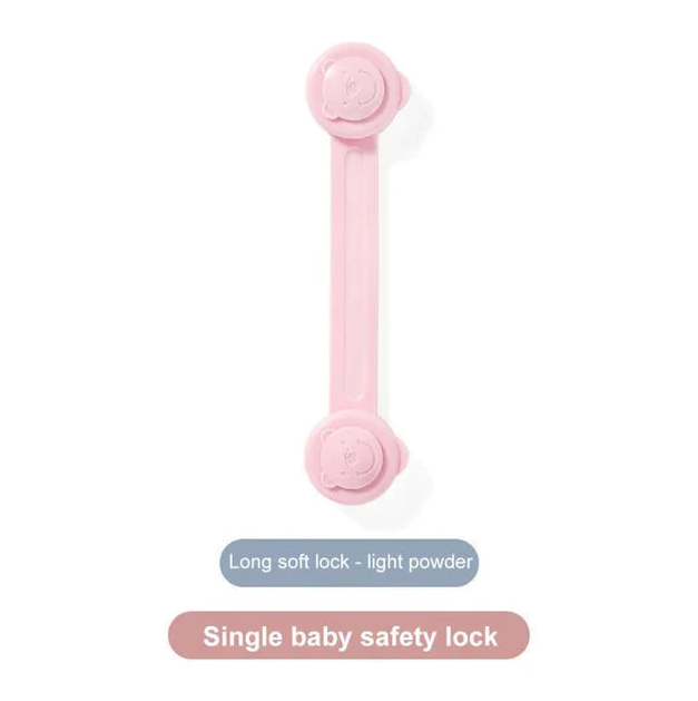 Adjustable drawer safety lock