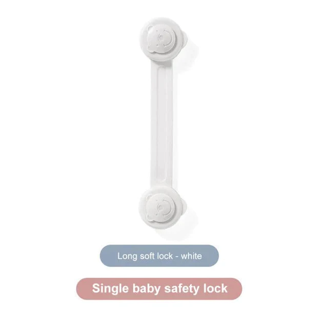 Adjustable drawer safety lock
