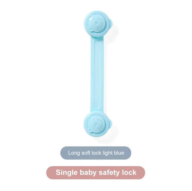 Adjustable drawer safety lock