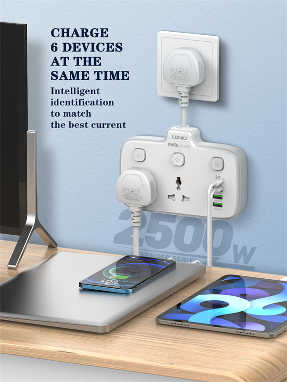 Power Strip LDNIO 2500W SC2413