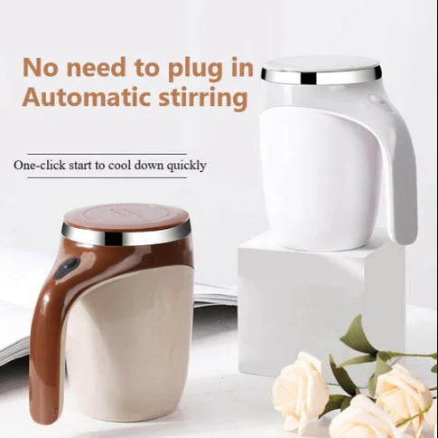 Coffee Automatic Self Stirring Magnetic Mug Stainless Steel Thermal Cup 380ML