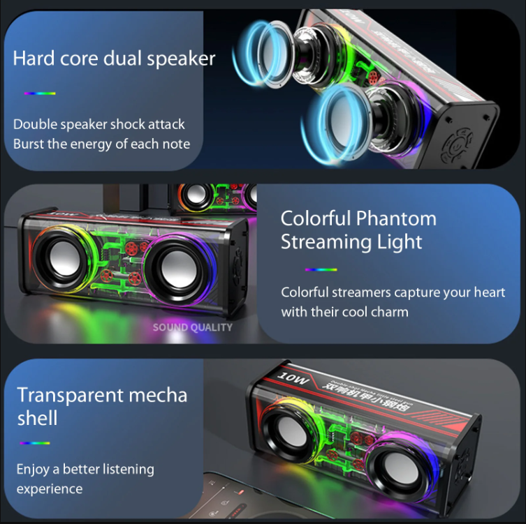 Wireless Bluetooth Speaker V8 RGB 10W