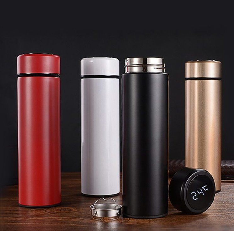 480ml Creative Smart LED Thermos Bottle Temperature Display Vacuum Flasks Stainless Steel Water Bottle Thermos Cup