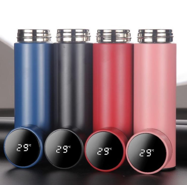 480ml Creative Smart LED Thermos Bottle Temperature Display Vacuum Flasks Stainless Steel Water Bottle Thermos Cup
