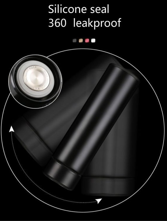480ml Creative Smart LED Thermos Bottle Temperature Display Vacuum Flasks Stainless Steel Water Bottle Thermos Cup