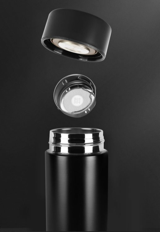 480ml Creative Smart LED Thermos Bottle Temperature Display Vacuum Flasks Stainless Steel Water Bottle Thermos Cup