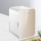 8L Mini Fridge Compact Mini Refrigerator Cooler and Warmer Single Door Mini Freezer for Cars Homes Offices Dorms