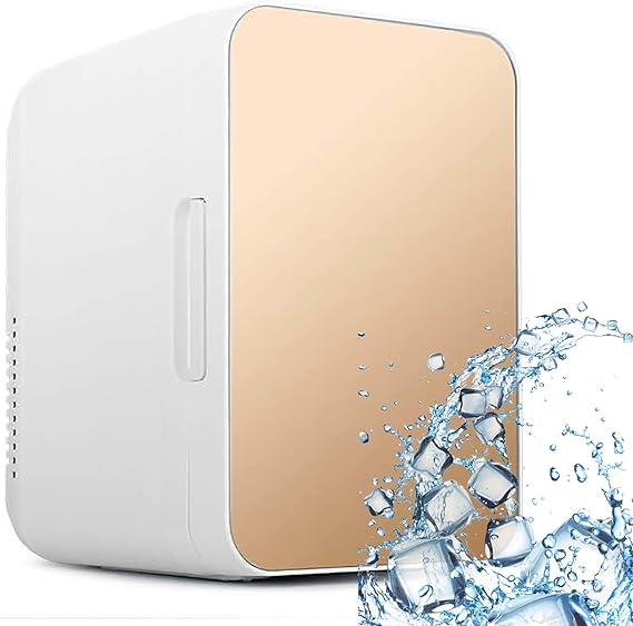 8L Mini Fridge Compact Mini Refrigerator Cooler and Warmer Single Door Mini Freezer for Cars Homes Offices Dorms