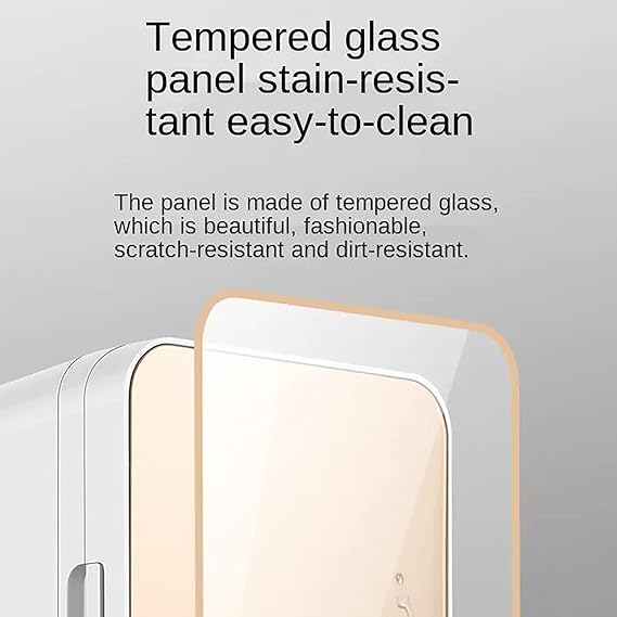 8L Mini Fridge Compact Mini Refrigerator Cooler and Warmer Single Door Mini Freezer for Cars Homes Offices Dorms