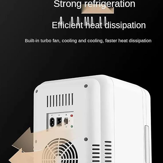 8L Mini Fridge Compact Mini Refrigerator Cooler and Warmer Single Door Mini Freezer for Cars Homes Offices Dorms