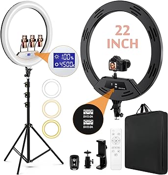 Ring Fill Light LED LJJ-22" 56Cm