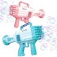 Bubble Gan 25 Holes Automatic Bubble Gun Toy Machine Gun Bubble Blower for Kids