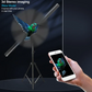 3D Holographic Projector Display Fan LED Hologram Player Lamp