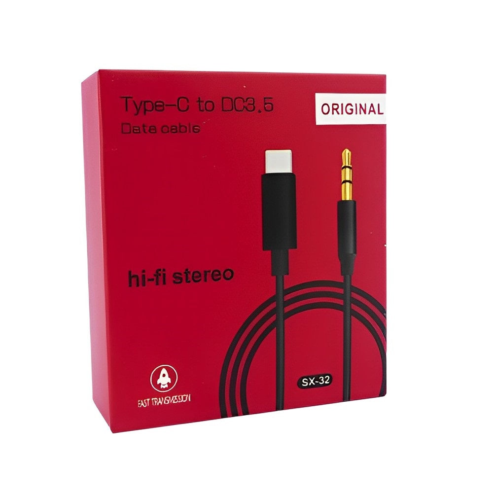Data Cable Type-C to AUX SX-32 Original hi-fi stereo