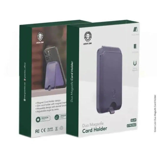 Green Lion Duo Card Holder, Magsafe, Stand.