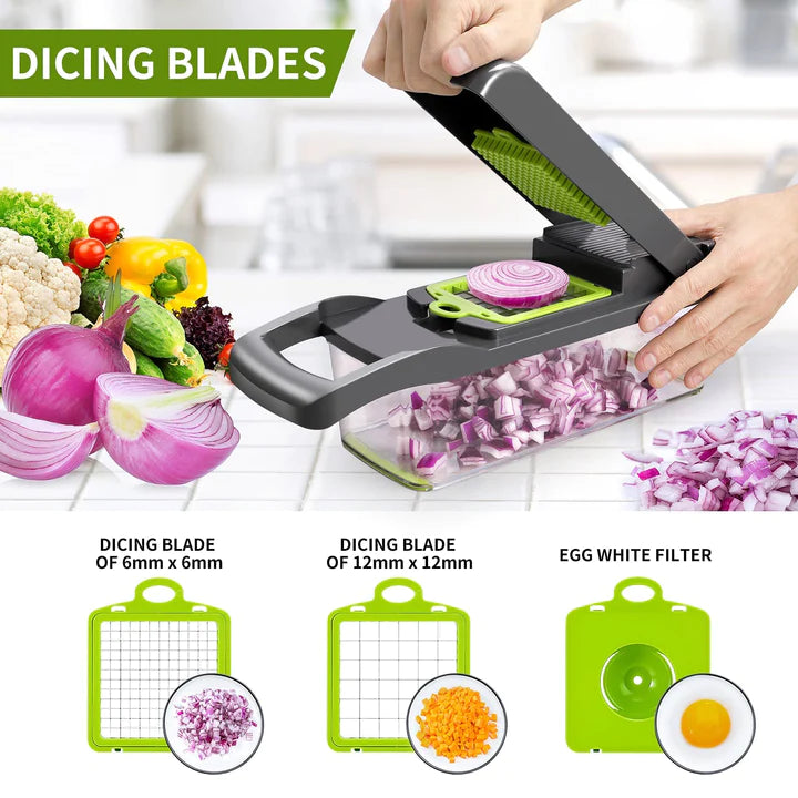 10 Pieces Vegetable Chopper Slicer
