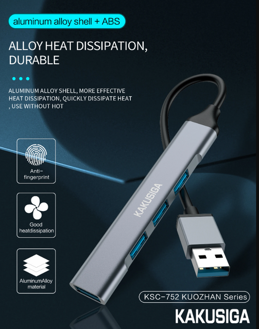 4in1 Converter USB-A To Usb OR Type-C To Usb 3.0 Converter Kakusiga KSC752Kakusiga KSC-751