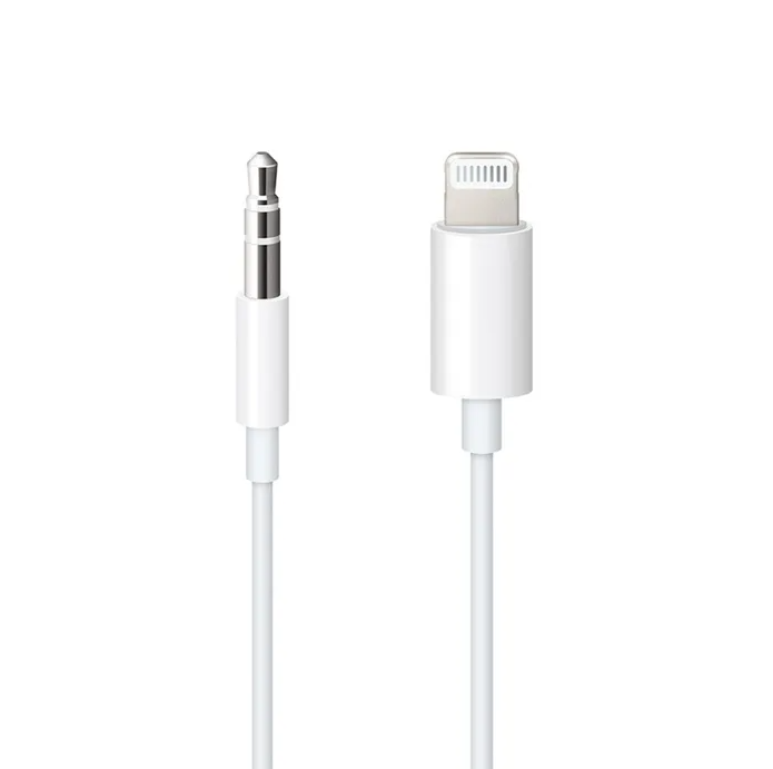 Audio Adapter Cable AUX 3.5 mm to Type-C or lightning