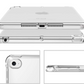 Transparent Back Cover for iPad, 10.2/10.5 inch