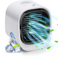 Portable Air Cooler Conditioner Usb Rechargeable Humidifier Purifier Room Cooling 3 Adjustable Speeds
