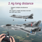 RC Plane J20 Fighter Remote Control Airplane Anti-collision Soft Rubber Head Glider with Culvert Design Aircraft