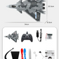 RC Plane J20 Fighter Remote Control Airplane Anti-collision Soft Rubber Head Glider with Culvert Design Aircraft