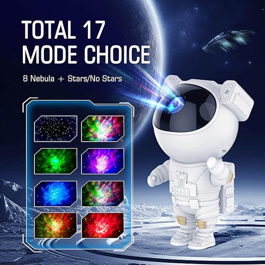 Astronaut Light Projector, Bluetooth Music Speaker, Star Projector Galaxy ,Astronaut Nebula Galaxy Projector Night Light.