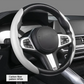 Car carbon fiber steering wheel cover non slip