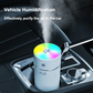Air Humidifier Aromatherapy Colorful Lights USB Rechargeable 240ml Car Humidifier Portable